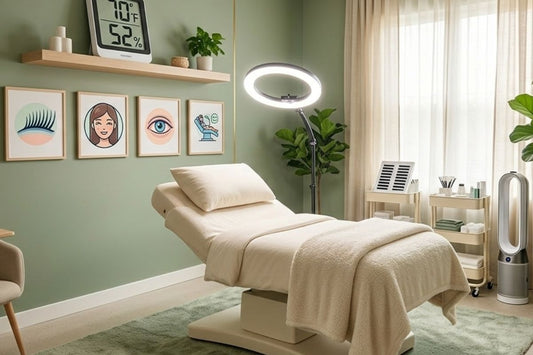 Why Temperature and Humidity Matter in Your Lash Room