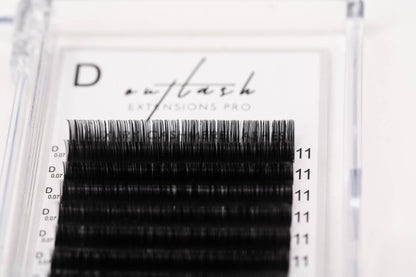 Ultra-Light Cashmere Lash Extensions - D Curl