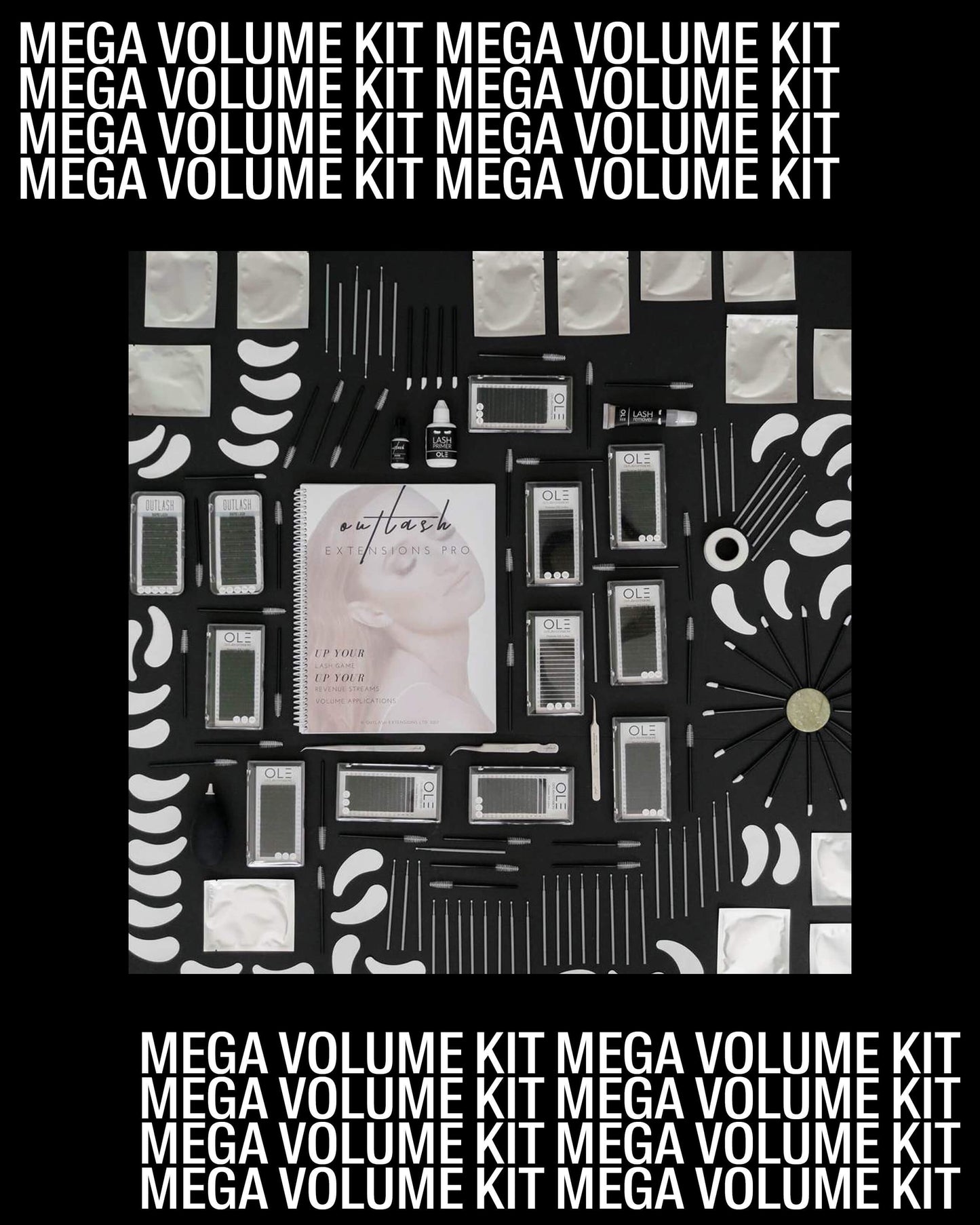 MEGA VOLUME KIT - Mega volume Eyelash Extension Wholesale Supplies Canada