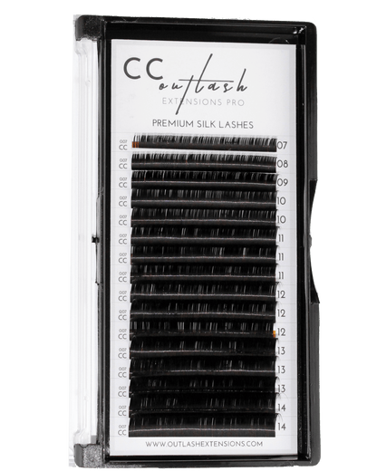 Premium Silk Mixed Lash Extensions - CC Curl
